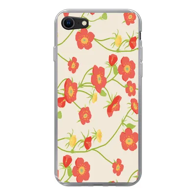Produktbild von MuchoWow® Handyhülle Schutzhülle Hülle für iPhone SE 2022 Blume - Feldblumen - Muster Silikon Softcase Handy Hülle - Schutzhülle