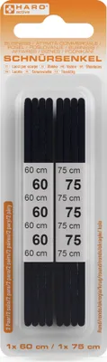 Produktbild von HARO Business-Schnürsenkel rund 600 / 750 mm schwarz
