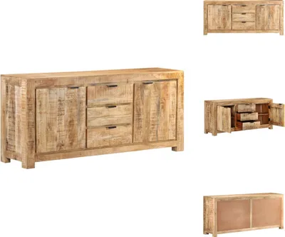 Produktbild von vidaXL Sideboard 175x40x75 cm Raues Mangoholz - Sideboards