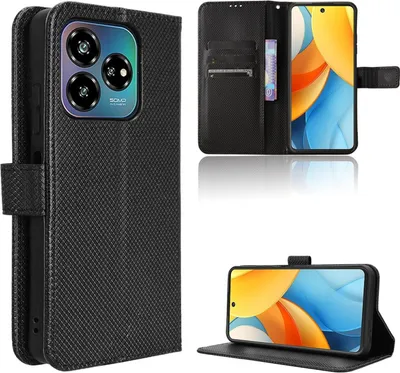 Immagine prodotto di Per ZTE Blade V60 Vita / Axon 60 Lite Custodia per cellulare in  con texture diamantata Nero