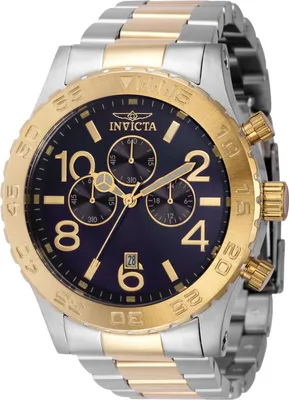 Obrázek produktu pro Invicta Specialty 40603 Pánské Hodinky - Quartz Hnutí - Nerezová Ocel s Modrým Ciferníkem - 50 mm