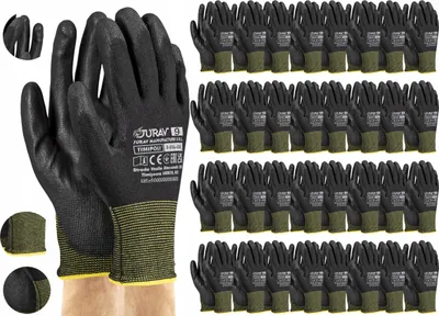 Produktbild von Schwarze Arbeitshandschuhe J-TIMIPOLI_BB9-L - 120 Paar