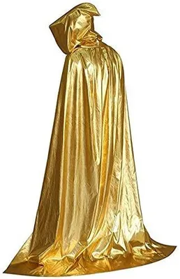 Zdjęcie produktu dla Peleryna halloween czarna z kapturem uni  cosplay kostium impreza