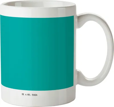 Produktbild von Mr. & Mrs. Panda Tasse 30. Geburtstag Mäuse Kuchen - Weiß - Geschenk, Happy Birthday, schöne, Hungrig, Kuchenliebe, Kaffeetasse, Becher, Maus, cappuccinotasse, Teetasse