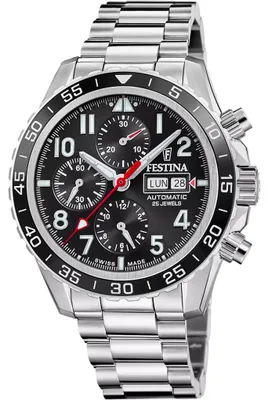 Zdjęcie produktu dla Festina Automatyczny zegarek Automatico Swiss Made Black