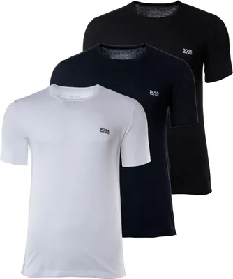 Produktbild von HUGO BOSS 3er Pack T Shirt Rundhals Farbmix weiß,blau,schwarz L 52 6
