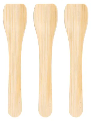 Produktbild von 100x Eislöffel aus Bambus 9.5cm