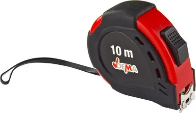 Zdjęcie produktu dla Samozaciskowa taśma miernicza na rolce 10 m z zaczepem do paska