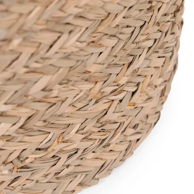 Productafbeelding van Childhome Wiegje van zeegras met matraskussen, geschikt voor baby's van 0-6 maanden