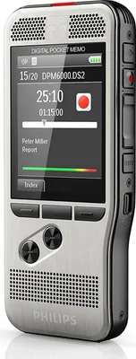 Produktbild von Philips Diktiergerä t Digital Pocket Memo DPM6000/02