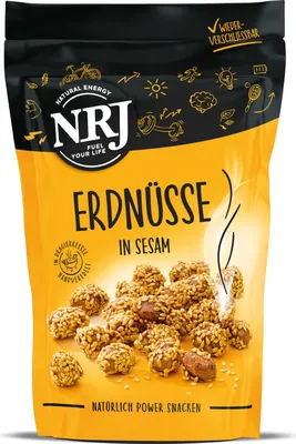 Produktbild von NRJ Erdnusskerne in Sesam geröstet 150g