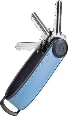 Produktbild von Orbitkey - Key Organizer Hybrid Leather - Schlüsselorganizer Aus Leder Lake Blue