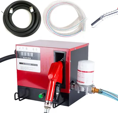 Produktbild von Pompa oleju napędowego Samozasysająca pompa elektryczna z licznikiem Pompa paliwa Pompa oleju opałowego Stacja benzynowa Pompa paliwa Automatyczna dysza Automatyczne wyłączanie 60 L/min 550W 230V