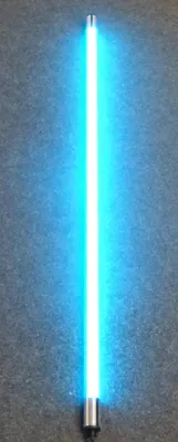 Produktbild von 5446 LED VISION Röhre matt 123cm schwarze Kappe türkis