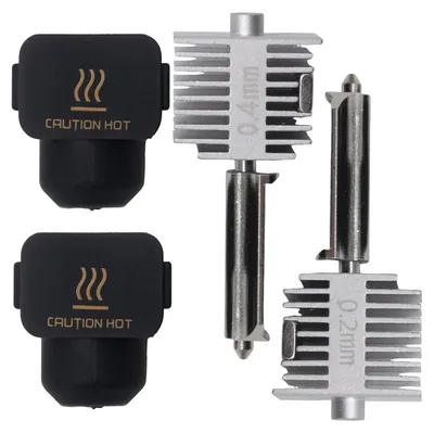 Productafbeelding van 2-delige hotendset (0,2 mm + 0,4 mm) voor 3D-printer