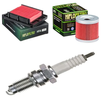Obrázok produktu pre Servisná sada pre Suzuki GSX-S 125 MLX ABS 2017–2018: vzduchový filter, olejový filter, zapaľovacia sviečka od pamoto –