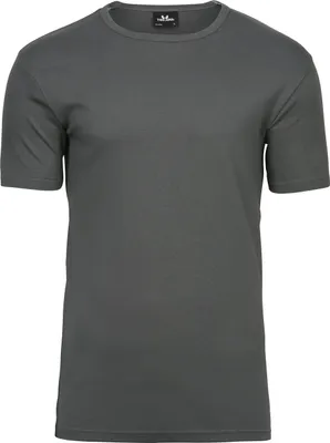 Imagen del producto de Camiseta de hombre Tee Jays, cuello redondo, manga corta, modelo BC3311 (talla XL), color gris polvoriento
