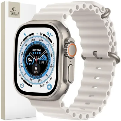 Produktbild von Tech-Protect 5906203697540, Uhrenarmband, Apple, Watch 4 / 5 / 6 / 7 / 8 / 9 / SE / Ultra 1 / 2 (42/44/45/49 mm), Edelstahl, 70 mm, 10 mm
