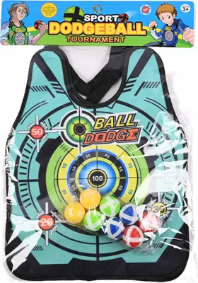 Produktbild von Klett-Dartspiel mit Weste & Bällen - Sicheres Wurfspiel für Kinder Indoor & Outdoor Spaß