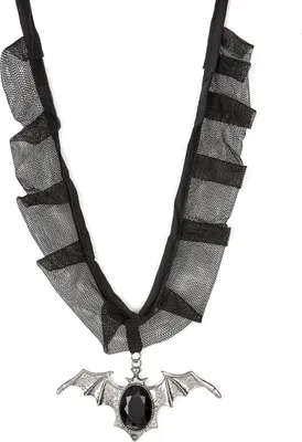 Produktbild von Gotische Fledermaus Halskette mit Edelstein