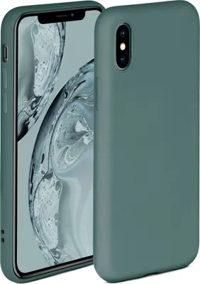 Produktbild von Soft-Case für Apple iPhone X / iPhone XS, Farbe:Petrol