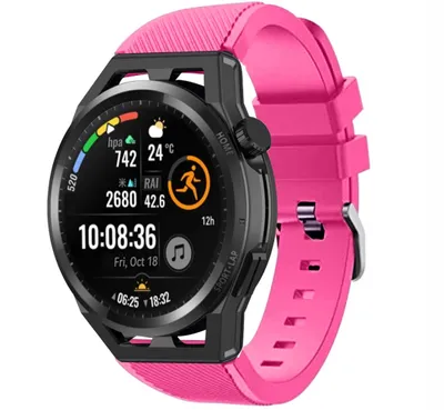 Produktbild von Strap-it Huawei Watch GT Schnallenarmband Silikon (Hellrosa)