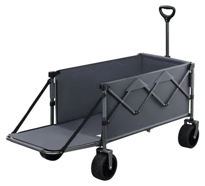 Image de Chariot de transport - Chariot de manutention - Chariot à main - Chariot de transport pliable - Chariot de manutention - avec porte arrière et roues