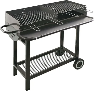 Produktbild von Holzkohlegrill 2 separate Grillroste 41x27 cm El Gaucho Colorado