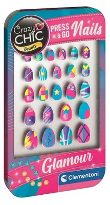 Produktbild von Clementoni Crazy Chic 18157, Nagel-Tattoo-Set für Kinder, 6 Jahr(e), Mehrfarbig