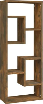 Produktbild von Wandregal Räuchereiche 36x16x90 cm Holzwerkstoff