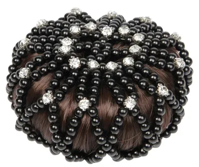 Produktbild von Harry´s Horse Crystal Haarnetz Schwarz Schwarz One Size