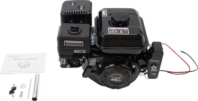 Obrázek produktu pro Benzínový motor, jednoválec, výkonný, černý