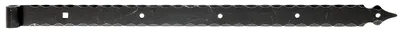 Rolluikband, schwarz, Stahl, 820x45 mm, Rolldurchmesser 14 mm