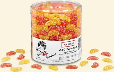Obrázek produktu pro Küfa A a C ovocné bonbony s pomerančem a citronem 2000g