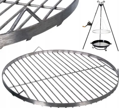 Produktbild von Grillrost Ø800 Mm FEINZ Stativ Hochwertig Und Langlebig Perfekt Für Bbq Edelstahl