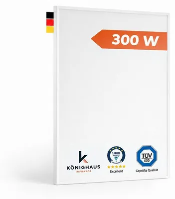 Produktbild von Könighaus Infrarotheizung P-Serie 300 W ohne Thermostat, 50 x 60 cm