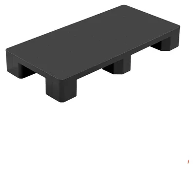 Image de Palette en plastique, construction robuste, grande capacité de charge, 2 pièces
