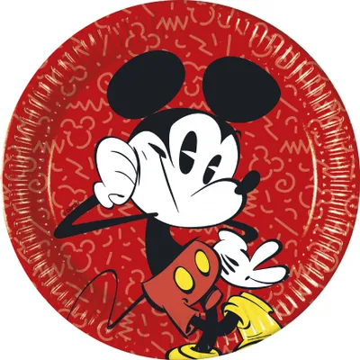 Image de Assiettes en carton Disney Mickey 8 pièces 23 cm