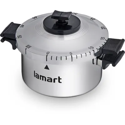 Obrázek produktu pro LAMART LT7038 Plastová kuchyňská minutka, celkový max. čas 60 minut, zvonek zazvoní po uplynutí doby.