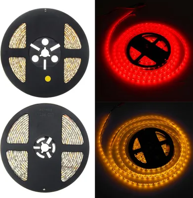 Immagine prodotto di 5M 5050 SMD LED Striscia luminosa fai da te nastro flessibile impermeabile 12V per auto casa club decorazione - Rosso