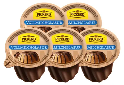Image de Pickerd Glaçage au lait entier, paquet de 5 (5 x 150 g)