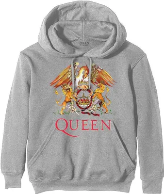Obrázek produktu pro Queen Classic Crest Grey M Mikina