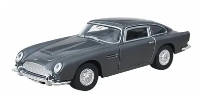 Produktbild von ASTON MARTIN DB5 1964 Modellauto 12cm aus Metall mit Rückzugmotor Modell Auto Spielzeugauto Spielzeug 02 (Grau-Metallic)