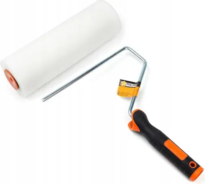 Obrázek produktu pro Malířský váleček FOAM RUBBER (náhradní) 80 mm 25 cm + rukojeť k válečku 8 x 250 mm