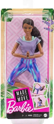 Zdjęcie produktu dla Barbie Made to Move GXF06, Lalka modowa, Damski, 3 lat(a), Dziewczyna, 304,8 mm, Wielobarwny