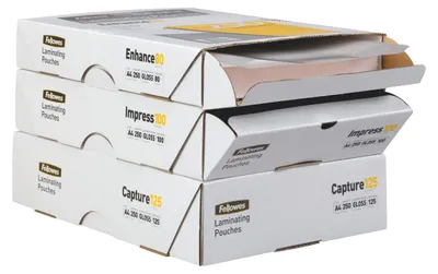 Produktbild von Fellowes 5452502, Transparent, Kunststoff, A4, 232 mm, 1 mm, 308 mm