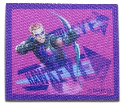 Obrázek produktu pro Marvel © Avengers Hawkeye Comic - nášivka, nažehlovací, nažehlovací, nášivka, k nažehlení, velikost: 5,4 x 6,2 cm
