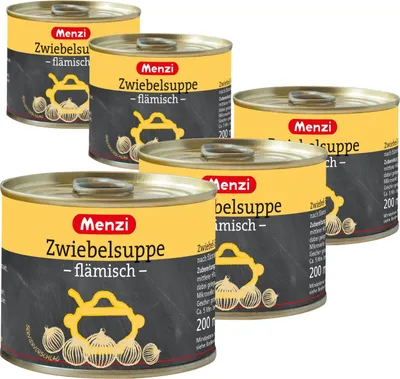 Produktbild von Menzi Zwiebelsuppe flämisch, 5x200ml