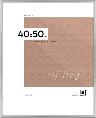 Immagine prodotto di LUCA® Cornici in alluminio, cornice per quadri, colore argento, 40x50 cm