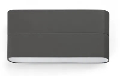Image de Applique murale d'extérieur LED ADAY-2 3000K IP54 gris foncé